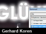 Glühender Text in Photoshop CS4